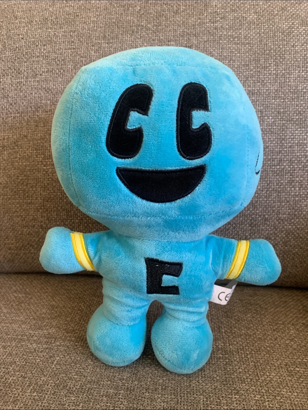 Craftee Signed Plush 10” Blue Minecraft YouTuber Character Stuffed Toy